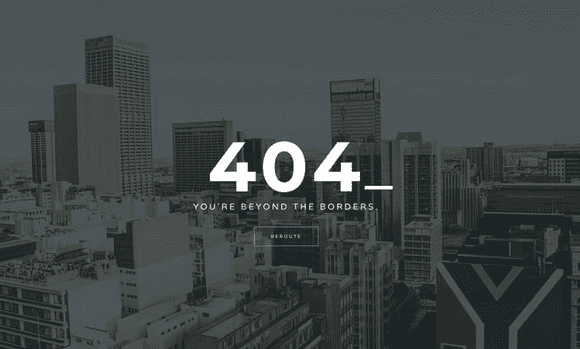 404 contoh halaman kesalahan dari situs web duma kolektif