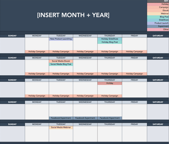 Kalender konten HubSpot
