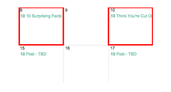 Mengubah Nama Postingan di Kalender Editorial Google