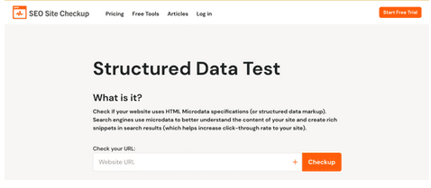 alat pengujian data terstruktur terbaik: pemeriksaan situs seo